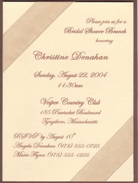 Click here to see Wedding Program samples